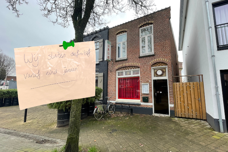 Weer sluit er een Chinees restaurant in Zeist wordt dit het volgende spookrestaurant?