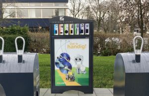 Blipvert-inzamelzuilen populair Blipvert-inzamelzuilen populair