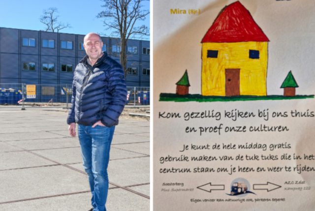 Open dag bij AZC Kamp van Zeist tijdens Burendag