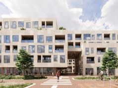 Voormalig V&D-pand maakt plaats voor 189 huurwoningen Foto: De Nieuwe Architecten