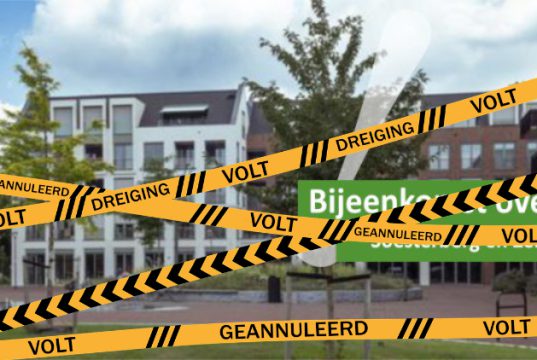 Inwonersbijeenkomst Volt in Soesterberg afgeblazen Inwonersbijeenkomst Volt in Soesterberg afgeblazen