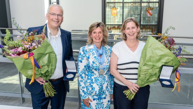 Erepenning voor vertrekkende wethouders in Zeist Erepenning voor vertrekkende wethouders in Zeist